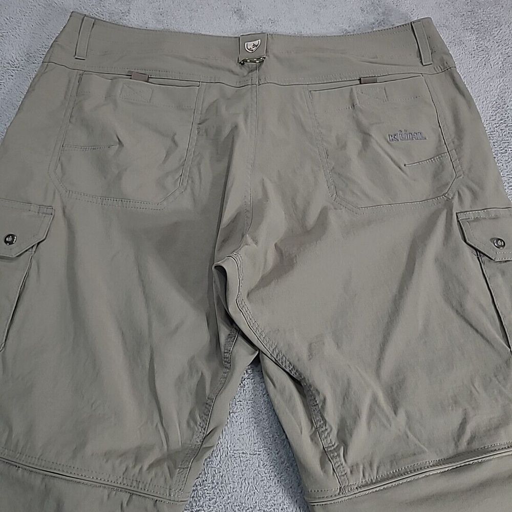 KUHL Renegade Convertible Stealth Zip Off Men's 38x32 Pants‎ Olive EUC - Picture 6 of 16